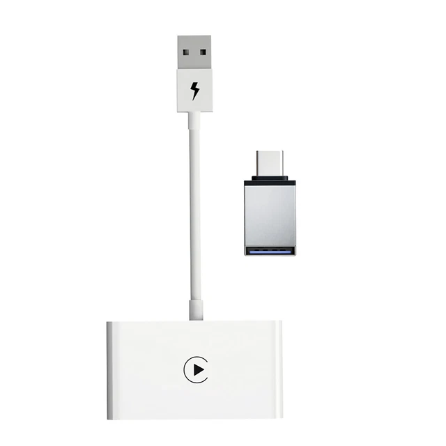 DONGLE ADATTATORE WIRELESS USB CarPlay Per Apple IOS 10 Lettore Di Navigazione Automatica Auto - Foto 2