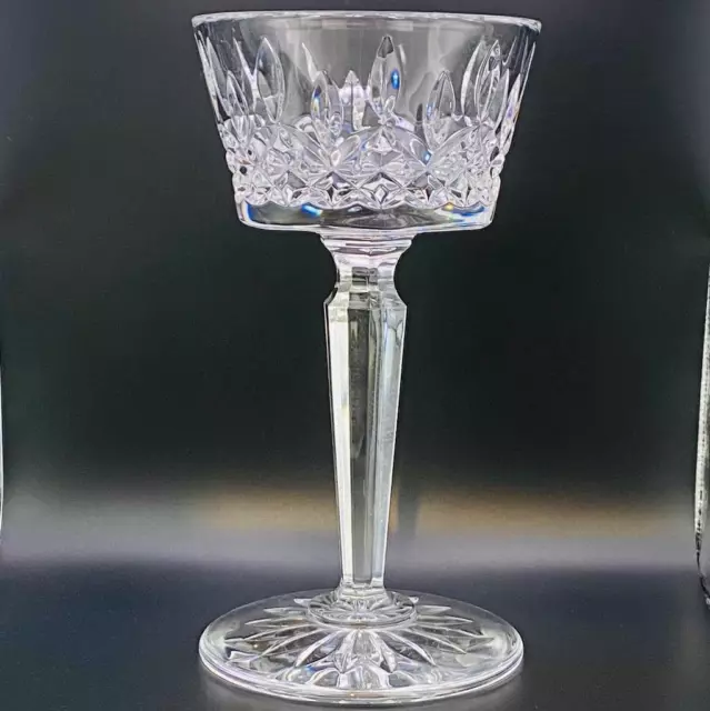 Large Vintage  Waterford Hand Cut Crystal Glass Centre Piece Candle Holder