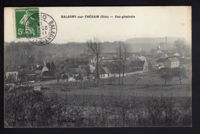 BALAGNY SUR THERAIN oise CPA 60 vue générale de la commune