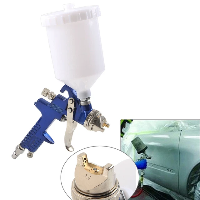 HVLP H827 Spray Gun Airbrush 1.4mm Nozzle Needle For Painting Car Furniture Wall