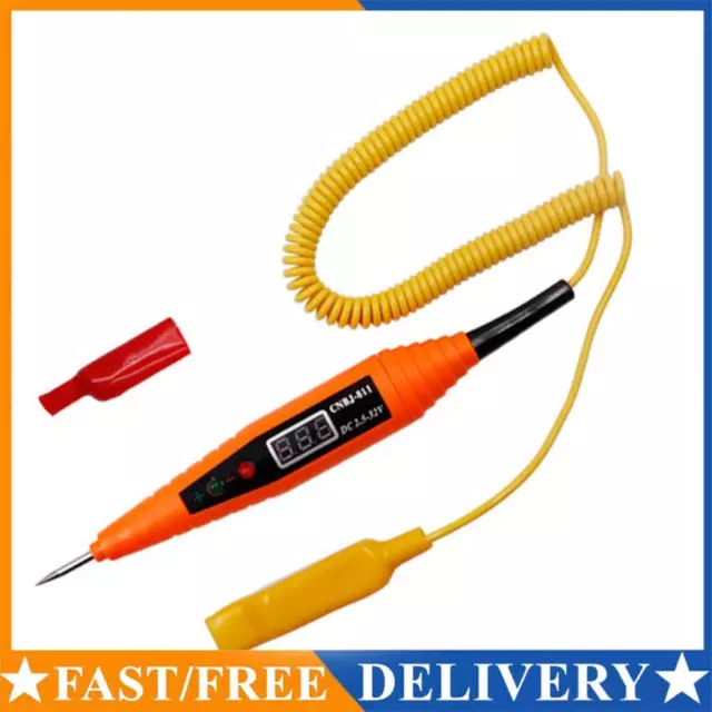 Digital Automotive Electrical Circuit Tester LED Light Voltage Test Pen Detector