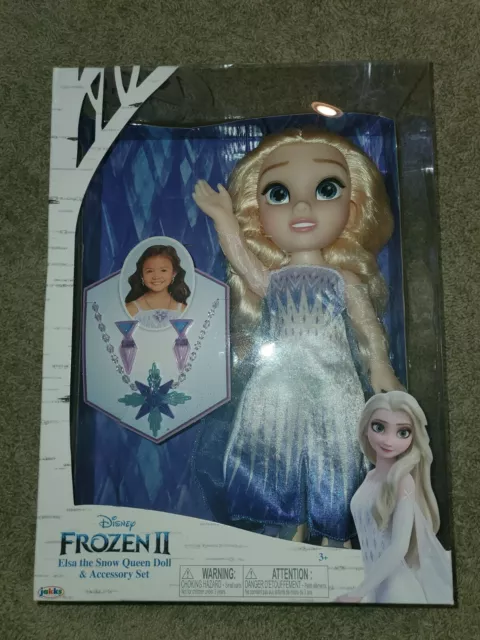 Disney Frozen-2 Snow Queen Elsa Doll And Accessory Set New