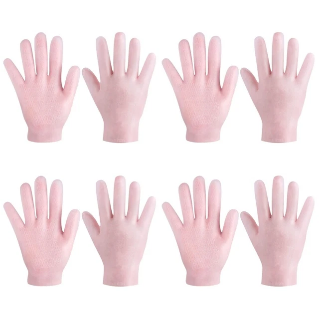4 Paia Guanti Asciutti Cassaforte Mani Idratanti Per Donna Donna Donna