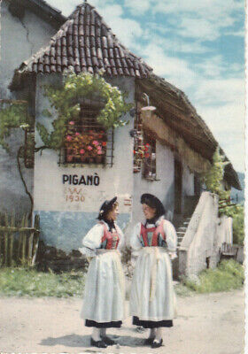 TABACCO VIAGGIATA 1973 UNICA SU CARTOLINA COSTUMI ALTO ADIGE EDELWEISS A 