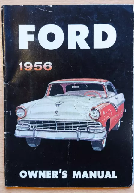 Ford Fairlane, Victoria,1956, Owner's Manual,Fahrerhandbuch,Uso+Manut.-Original