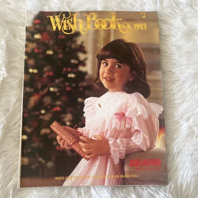 VINTAGE SEARS CHRISTMAS Wish Book 1993 Fashion Catalog Toys Electronics