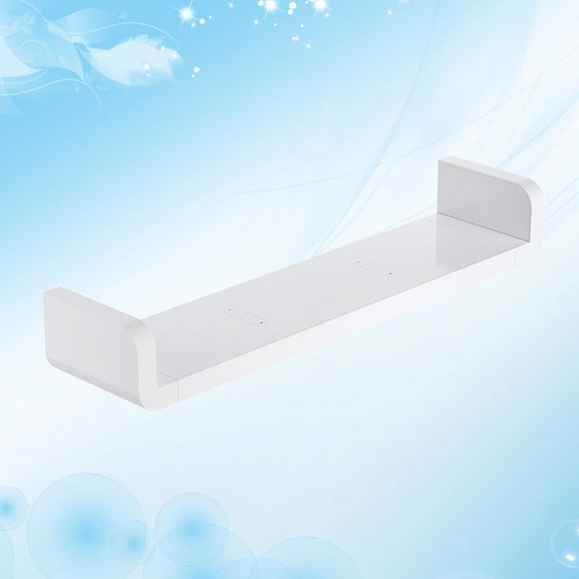 Set 3 Scaffali Da Parete Per Cameretta - Legno Naturale Bianco Con Portasciugamani - Per Bambini, Cucina, Bagno - Foto 7