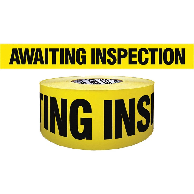 GRAINGER APPROVED B3104Y1841-200 Barricade Tape,Yellow/Black,1000ft x 3In