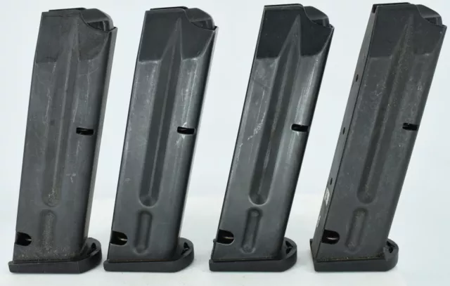 (LOT OF 4) Beretta 92 FS 92FS 92F 9mm Factory Magazines OEM 10 Round ...
