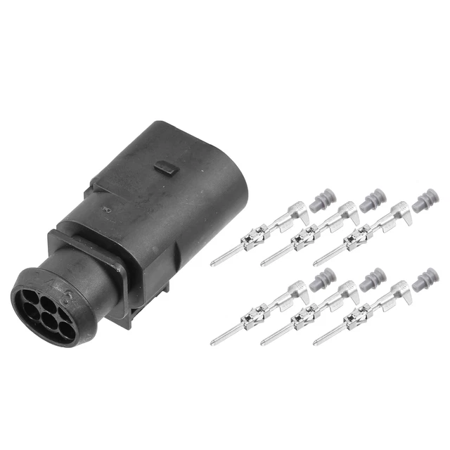 1 Set No.3B0973813 6 Pin Maschio Connettore per VW Golf Jetta Passat