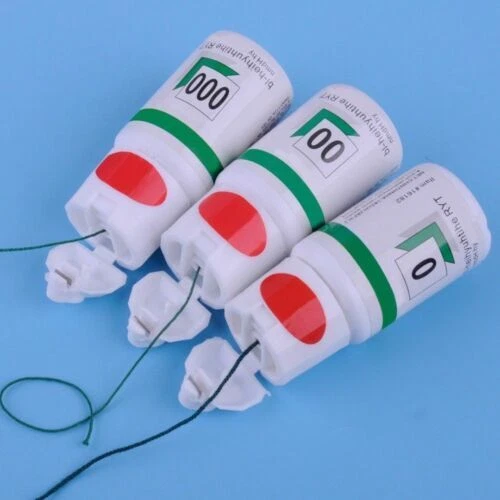 Dental Gingival Retraction Plain Knitted Cotton Cord Packing 0/00/000