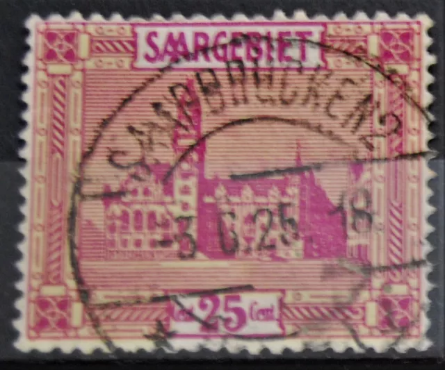 Briefmarken Saargebiet gestempelt MiNr. 89 ...............................(2076)