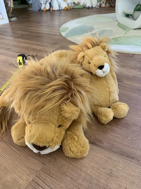 Peluche Leon Peluche Jellycat Louie Lion Dorado El Rey Leon Peluche