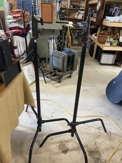 ￼ Bogan Avenger Set Of 2 C Stand Studio Light Stand A225CB￼