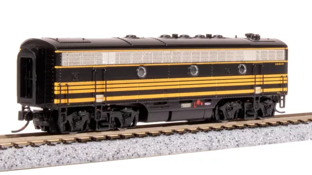 Broadway Ltd 7771 N Scale DRGW EMD F7B Black 3-Stripe Diesel Locomotive #5563