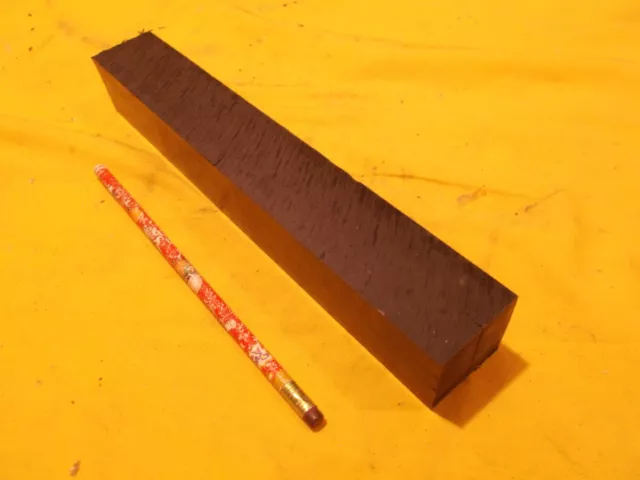 1 1/2" SQUARE NYLON BAR machinable plastic flat sheet stock 1 1/2" SQ x 10" long