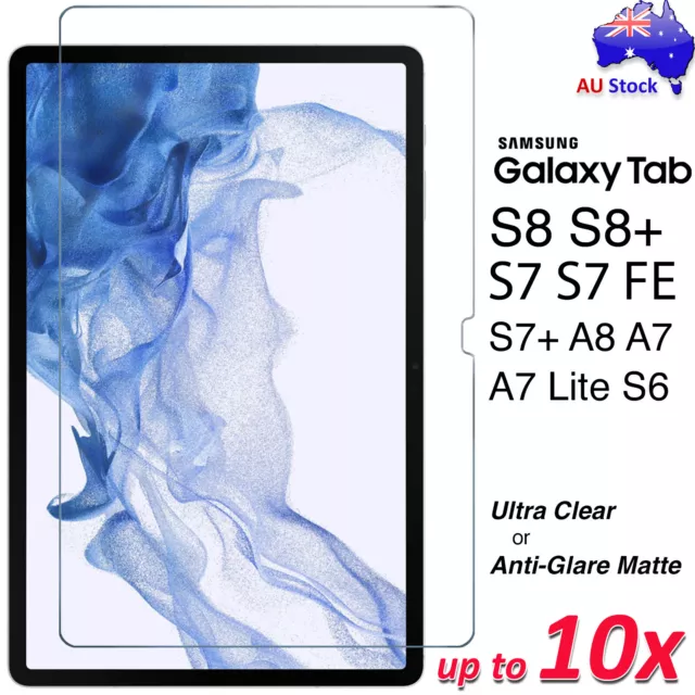 Premium Film Screen Protectors for Samsung Galaxy Tab S9 FE S8+ S7 S6 A9+ A8 A7