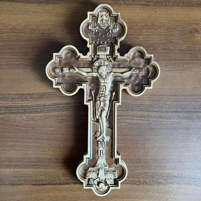 croix en bois peinte personnalisée avec prénom