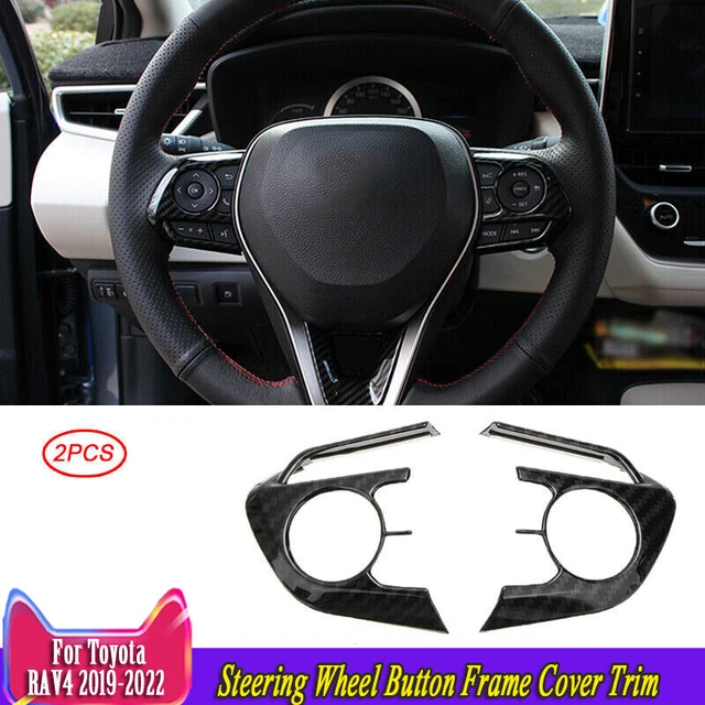 Garniture Fibre De Carbone Pour Toyota RAV4 2006-2012 - Protection Anti-rayures, Rétroviseur Et Panneau Interrupteur