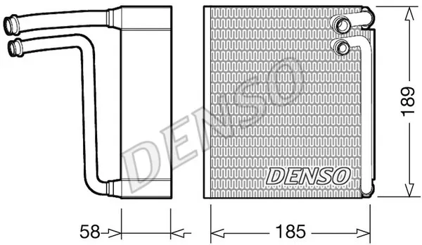 Evaporatore Fiat Panda dal 2003 NUOVO ORIGINALE