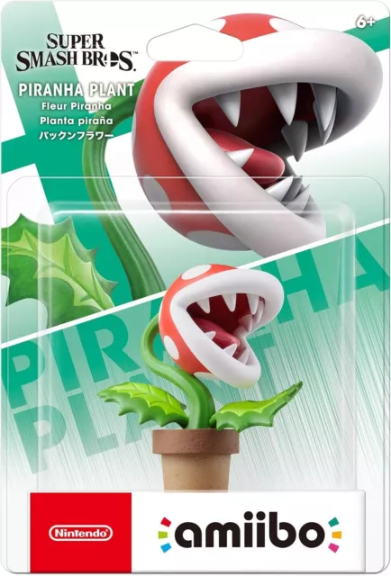 Figura Amiibo Planta Piraña Coleccion Smash Bross (96613)