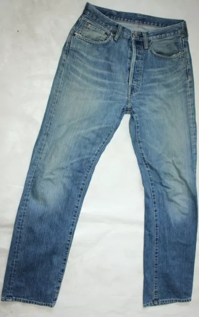 Replay Blue Herren Mv902 Jeans 30/32 Gerade Straight Used Blau W30 L32 2