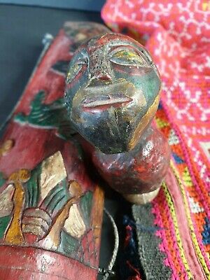Old Borneo Dayak Carved Lime Holder …beautiful collection piece