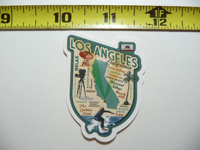 California Travel Vacation Badge Decal Sticker Pride State