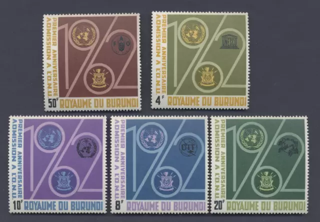 BURUNDI - 1963 - Ammissione all’O.N.U. - MNH**