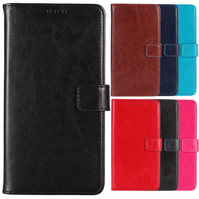 Flip Premium Cuir Housse Coque Étui Portefeuille Cover Case Cas Pour mobilité