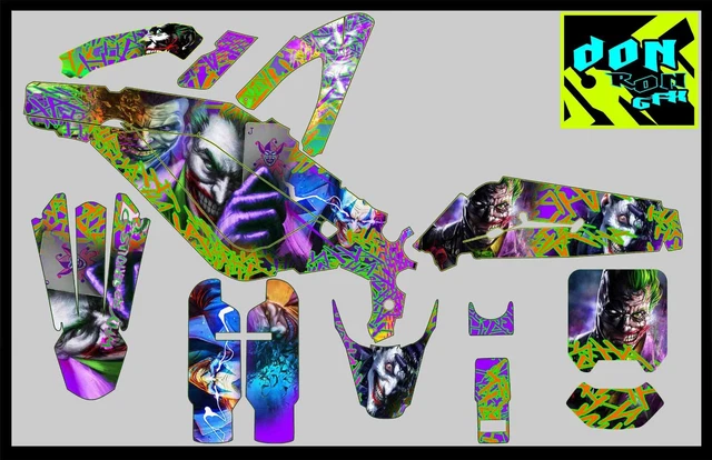 Ron Graphics SUR-RON GRAPHICS KIT for Sur-Ron Light Bee X Surron Wrap Sticker ...