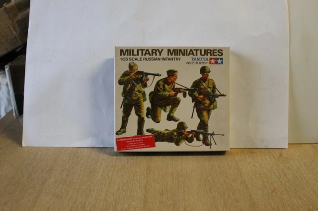 TAMIYA VINTAGE MILITARY Miniatures 1/35 Scale Russian Infantry EUR 12 ...
