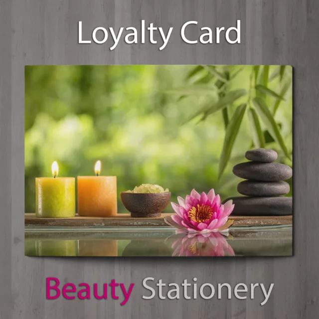 Loyalty Card Spa Beauty Salon Hairdressing Make Up Therapist Wellness A8 Mini