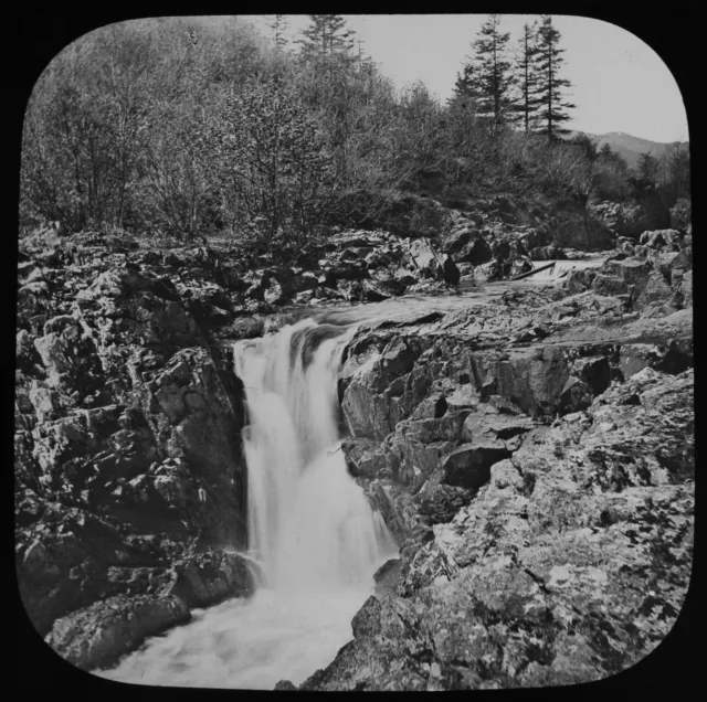 SKELWITH FORCE C1887 ANTIQUE Magic Lantern Slide LAKE DISTRICT PHOTO