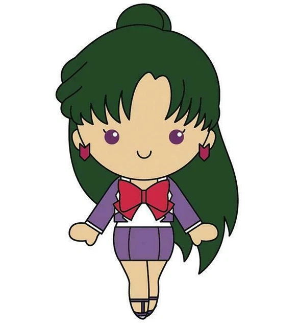 Sailor Moon Portachiavi Clip Bag Setsuna Meiou Pluto 7 Cm Serie 3 Anime Manga