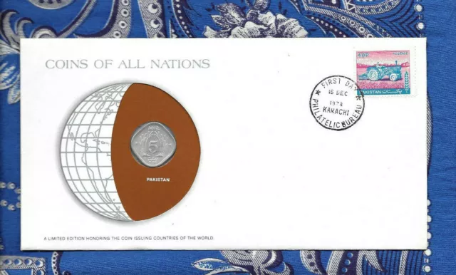 Coins of All Nations Pakistan 5 Paisa 1980 UNC