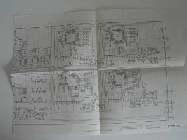ICOM 775 (SOLO Diagramma Schematico)........Radio_Trader_Ireland. EUR ...