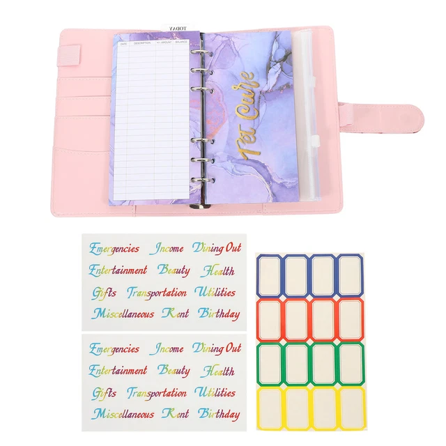 Kit économie 100 Enveloppes - Classeur Budgétaire A5 - Gestion Finances Personnelles - Rose