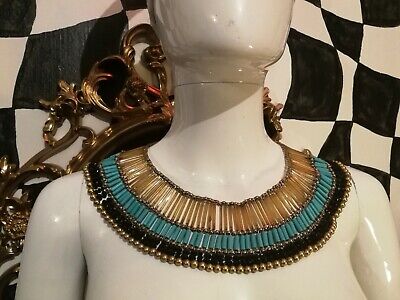 egyptian collier ethnic jewelry rare necklaces antique jewels collectibles charm 2
