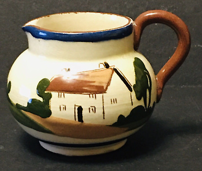 Vintage Creamer Hand Painted Made in England Beautiful!!! Wisdom & Remembrance