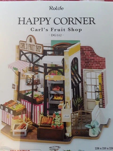 Maqueta diy casa en miniatura carls fruit shop - Material de oficina
