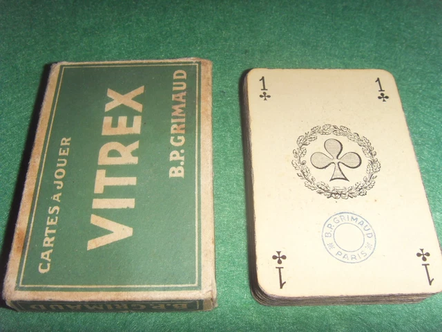 Jeu De Cartes à Jouer VINTAGE Ancien – Grimaud – Pour Collection Ou Déco Rétro