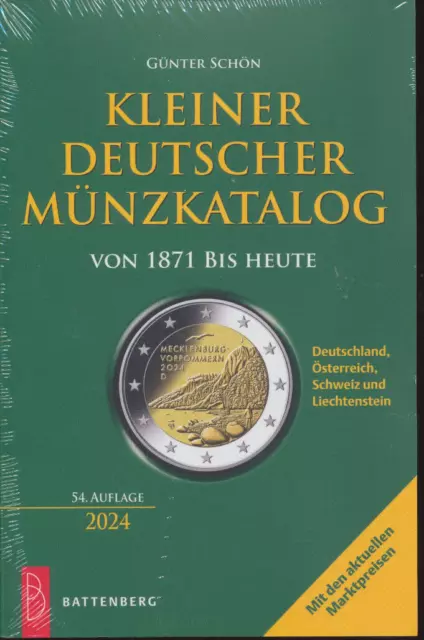 Battenberg Kleiner Deutscher Münzkatalog - 54. Auflage 2024