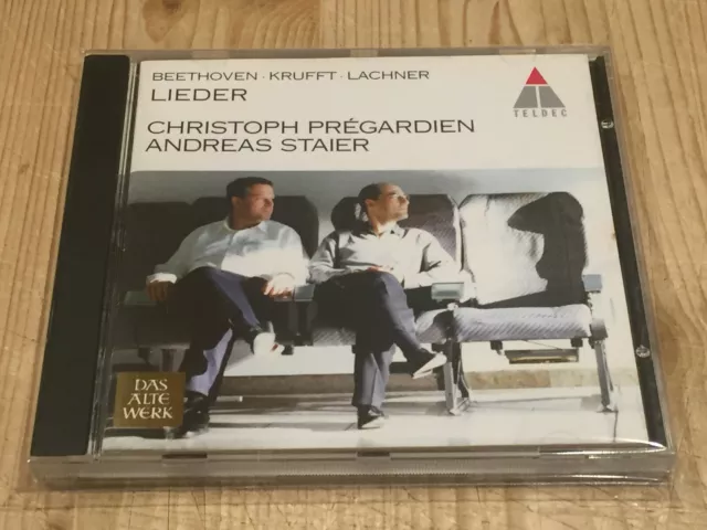 Signed CHRISTOPH PREGARDIEN Beethoven Krufft Lachner Lieder TELDEC CD Signiert