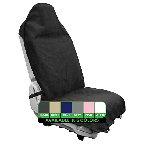 Waterproof Sweating Car Seat Cover for Post Gym Workout, Running, 1 Pack Black