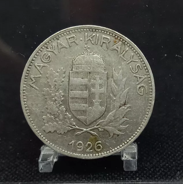 hongrie hungary 1 pengo 1926 BP argent km#510