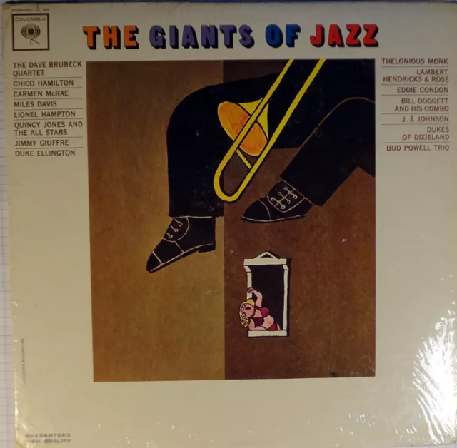 The Giants Of Jazz-Columbia 1970-2 Eye Mono Lp-Miles Monk Bud Brubeck Carmen