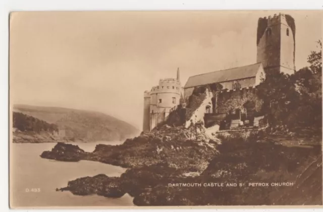 Devon, Dartmouth Castle & St. Petrox Church Postcard, B076