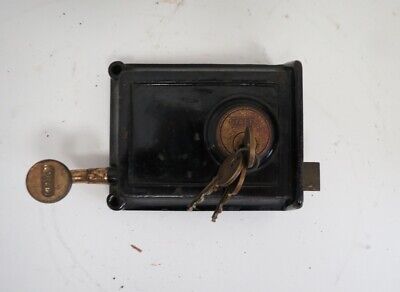 Vintage Rare Brass / Iron "Yale" Double Turn, Door Lock