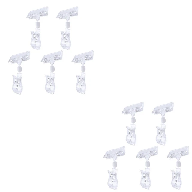 5 pz clip clip trasparenti